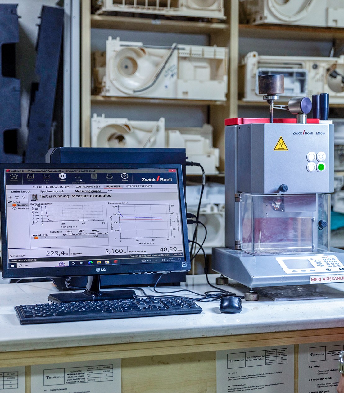 Melding Fluidity Test Device
